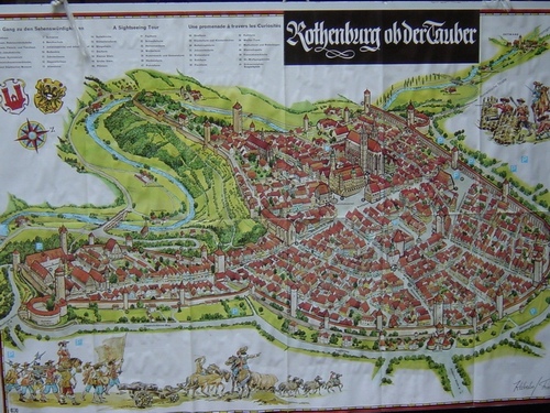 Stadtplan Rothenburg