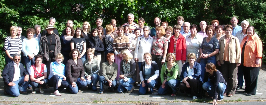 Abschiedsfoto am 25.5.08 mit Mitgliedern vom Chor Frohsinn